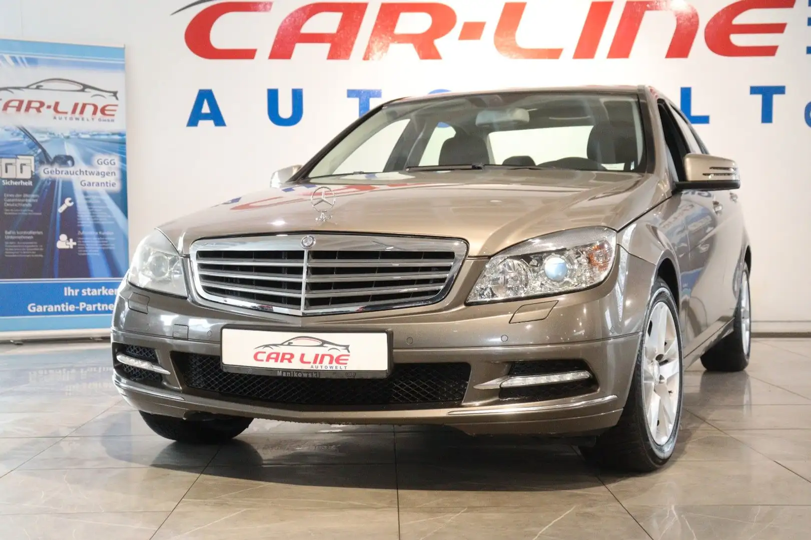 Mercedes-Benz C 200 Kompressor Lim. *Klima*Navi*Alu* Beige - 1