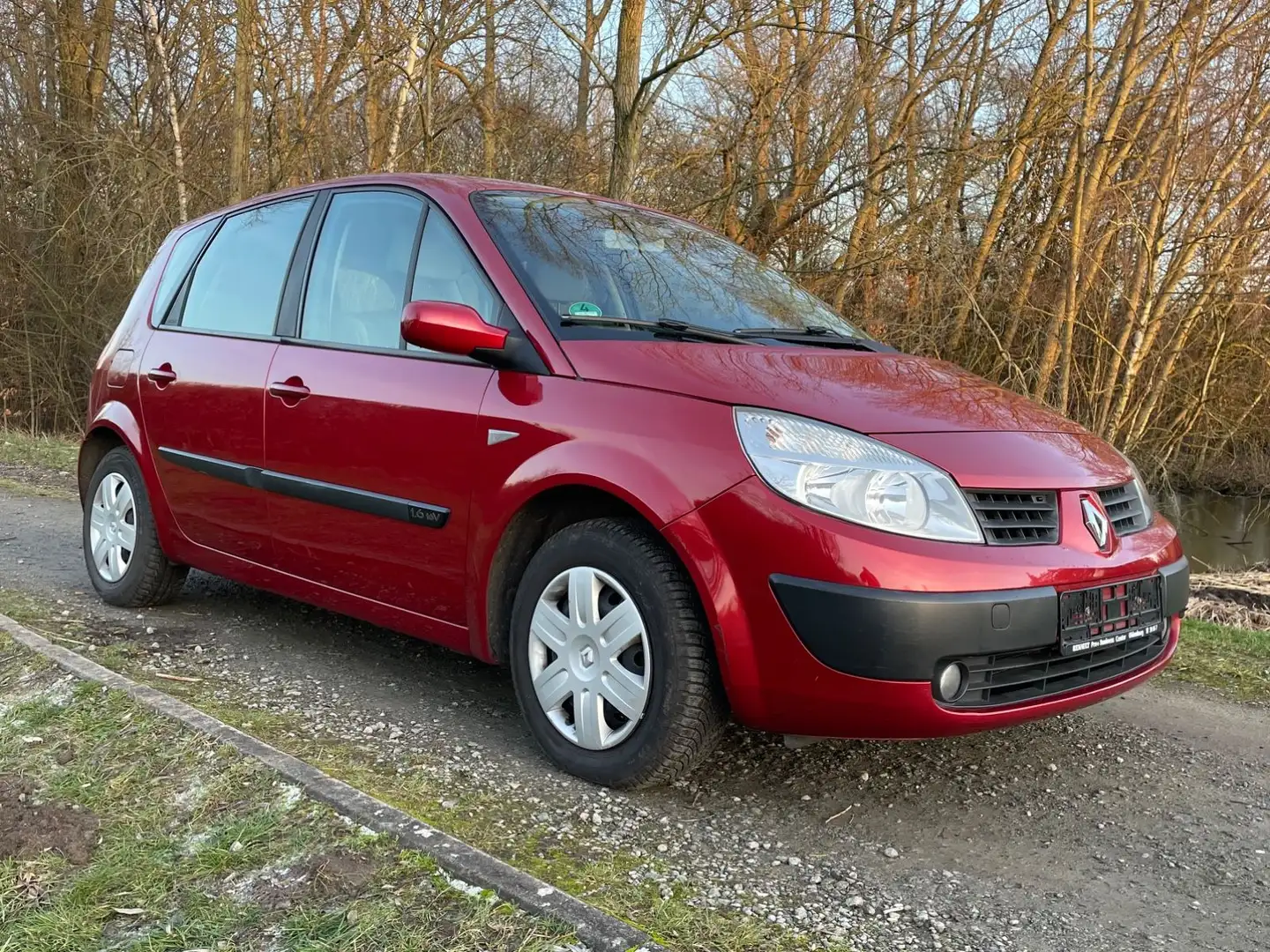 Renault Scenic II 1.6l Avantage Automatik Tüv=Neu! 2Hand Rot - 1