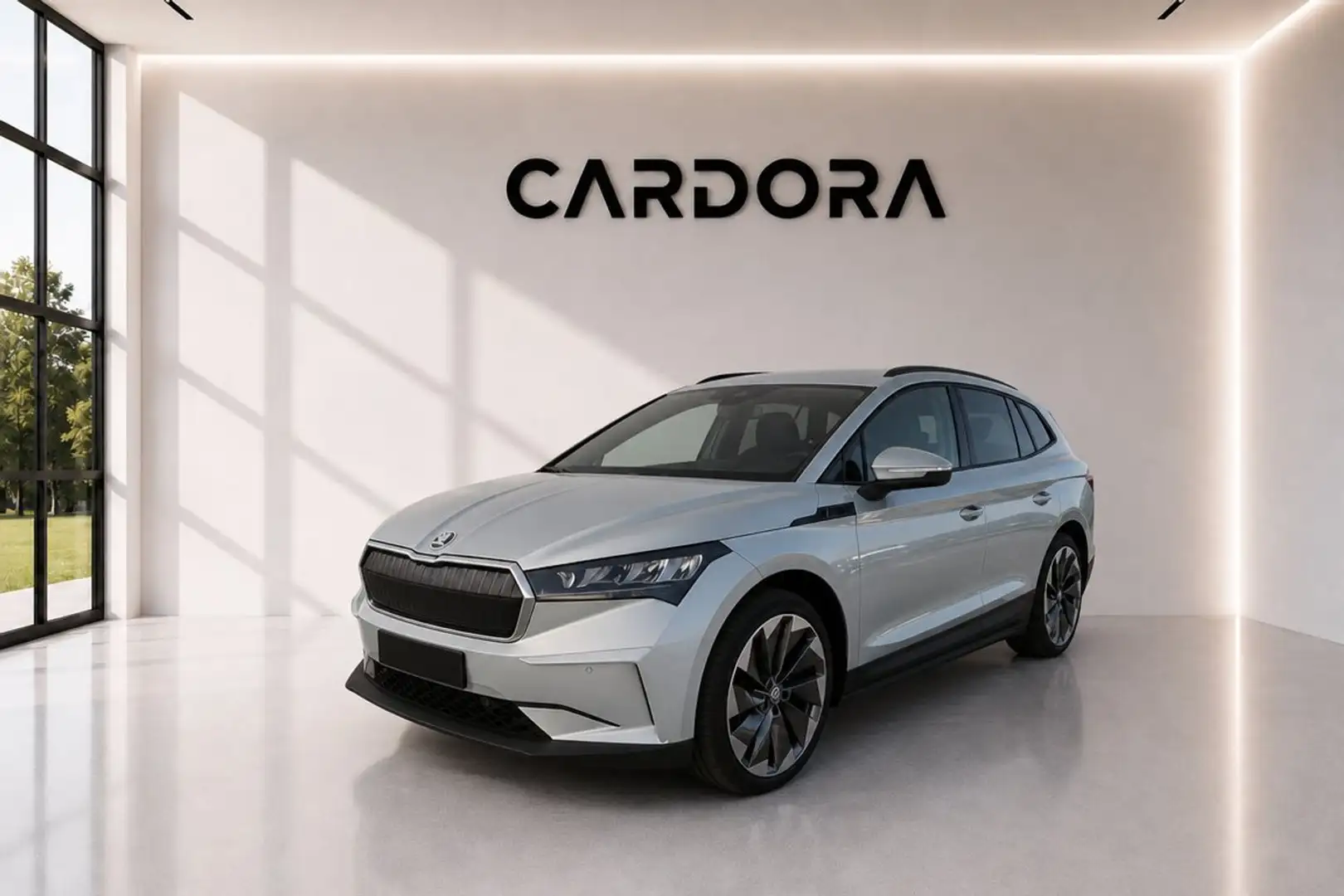 Skoda Enyaq iV 60 Loft 58kWh *Wärmepumpe*LED*OPEN-SKY*NAVI*KA Silber - 1