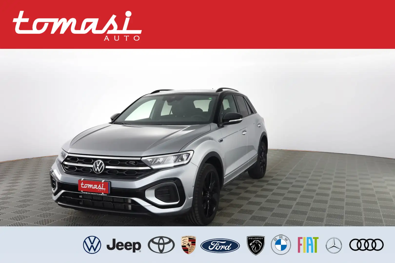 Volkswagen T-Roc 1.5 TSI ACT DSG R-Line TECH PACK,RETROCAMERA Zilver - 1
