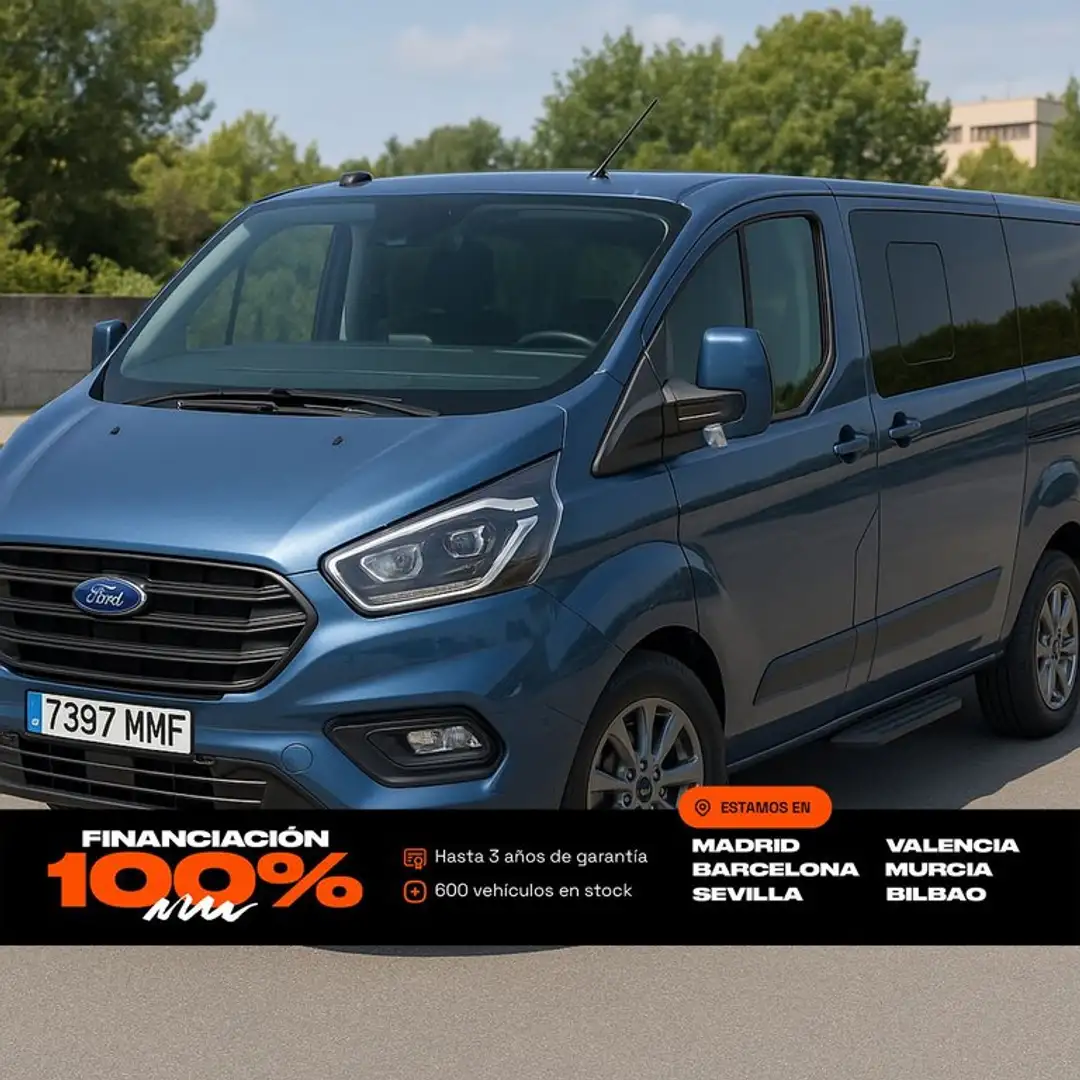 Ford Transit Custom 2.0ECOBLUE 130CV TREND Azul - 1