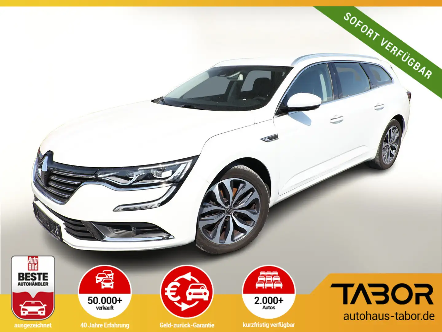 Renault Talisman Grandt TCe 225 EDC Limited Nav SHZ PDC Weiß - 1