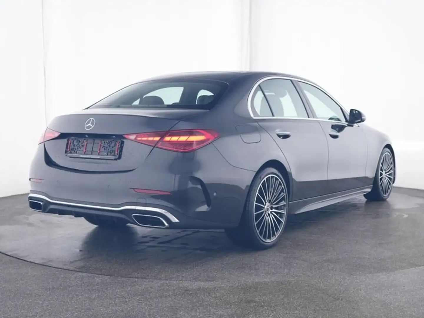 Mercedes-Benz C 300 d AMG+AHK+Distr+Burmester+KeyGo+HeadUp+19" Grau - 2