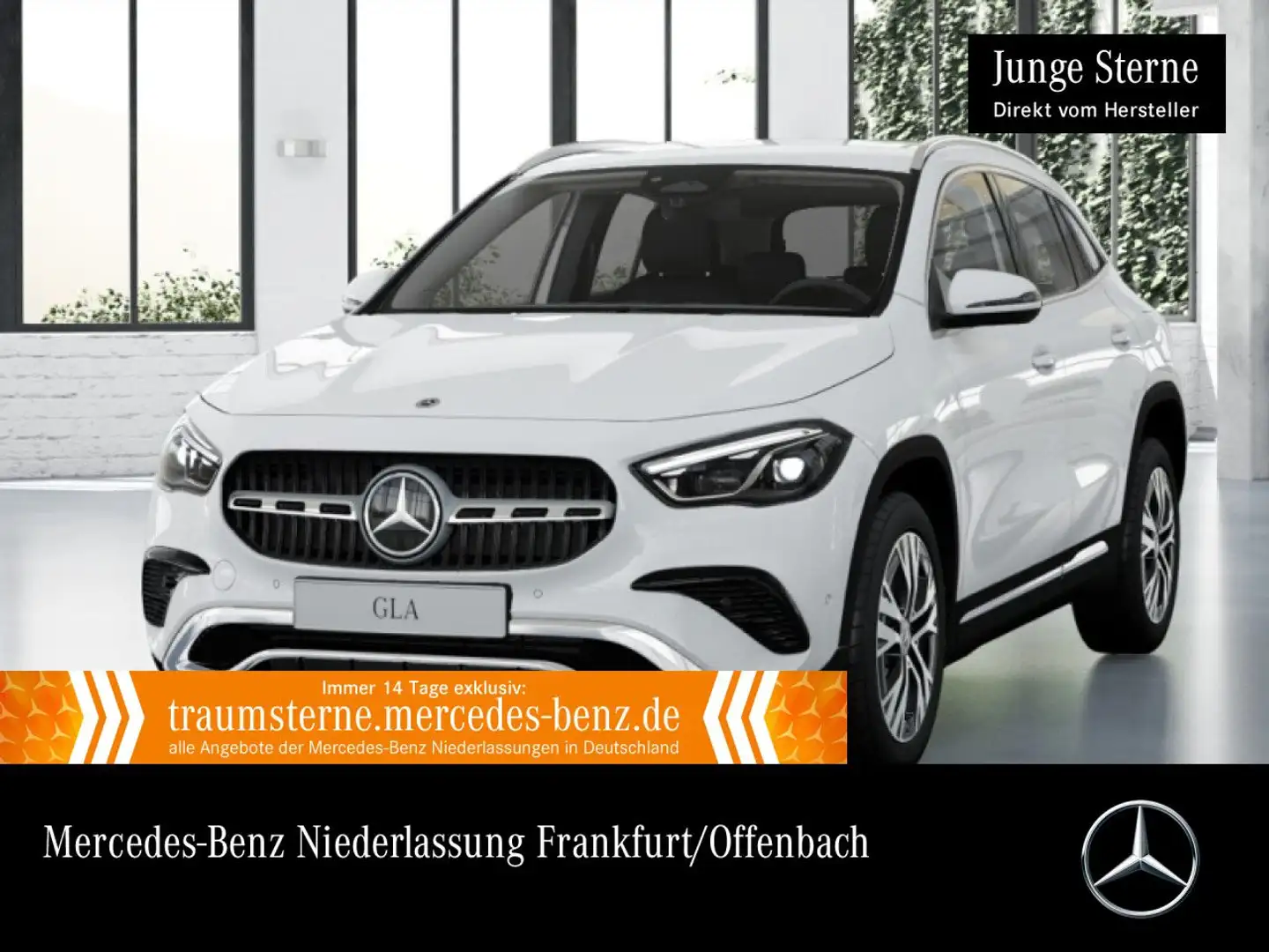 Mercedes-Benz GLA 200 PROGRESSIVE+AHK+MULTIBEAM+KAMERA+TOTW+7G Weiß - 1