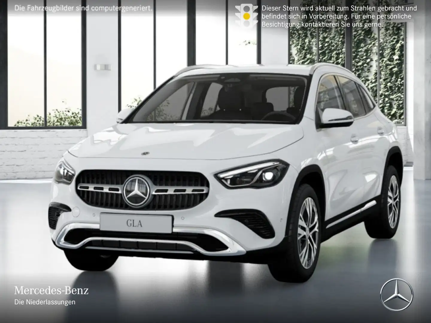 Mercedes-Benz GLA 200 PROGRESSIVE+AHK+MULTIBEAM+KAMERA+TOTW+7G Weiß - 2