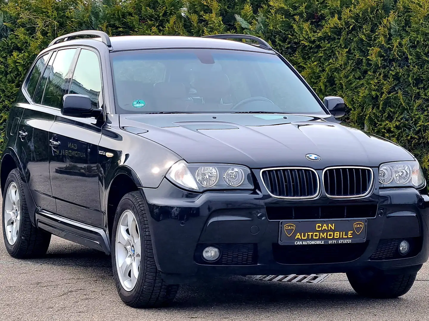 BMW X3 2.0d-M Paket-Leder Braun-Xeonon-Klimaaut Schwarz - 1