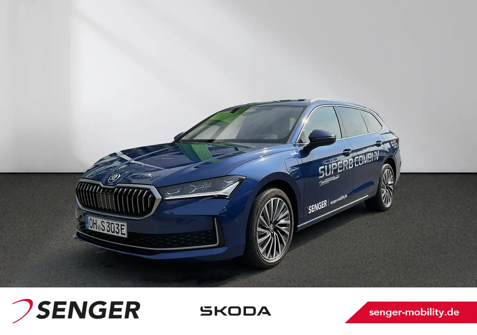 Skoda Superb Combi 1.5 TSI iV L&K Massage Navi Matrix Azul - 1