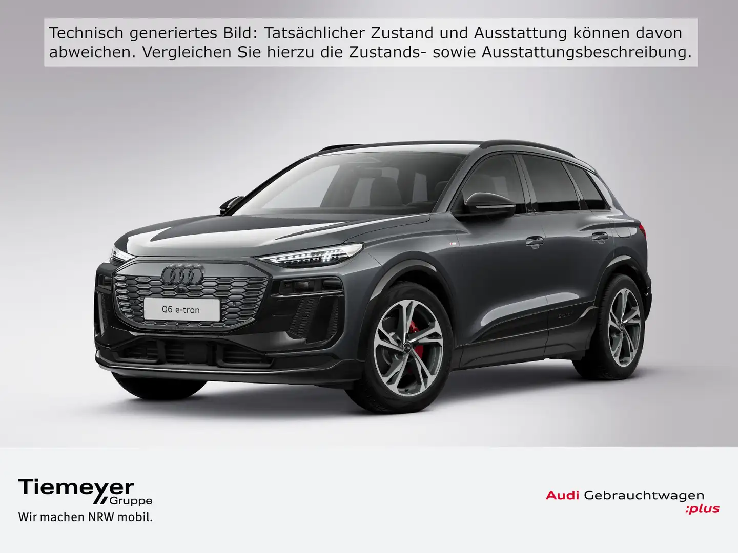 Audi Q6 e-tron 2x S LINE BF-DISPLAY 360 S-SITZE+ MASS Grau - 1