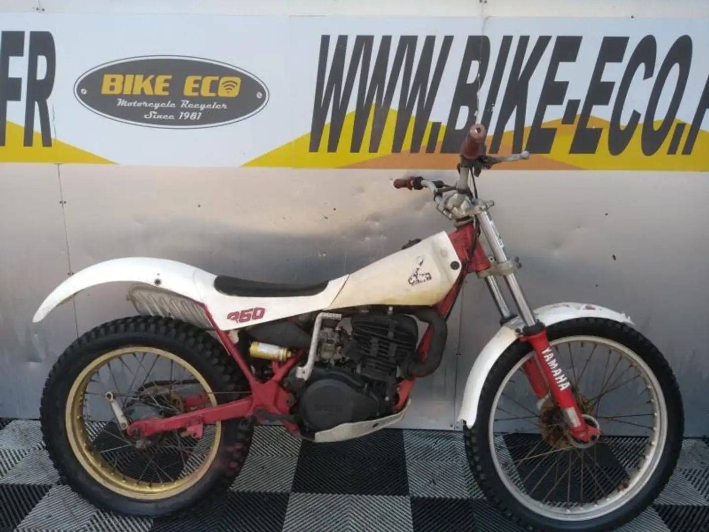 Yamaha TY 250 Blanc - 1