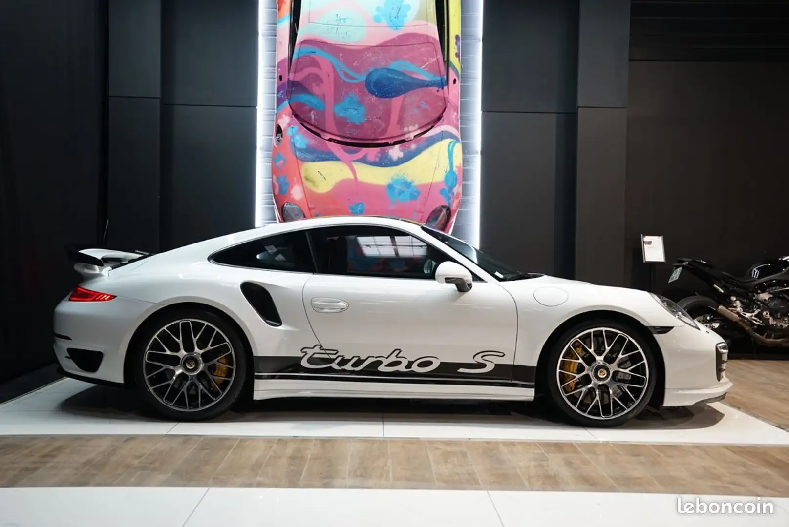 Porsche 991 (991.1) TURBO S 560cv | Pack Chrono Carbone Toit Ouvrant PSE À partir de 1280-mois Blanc - 2