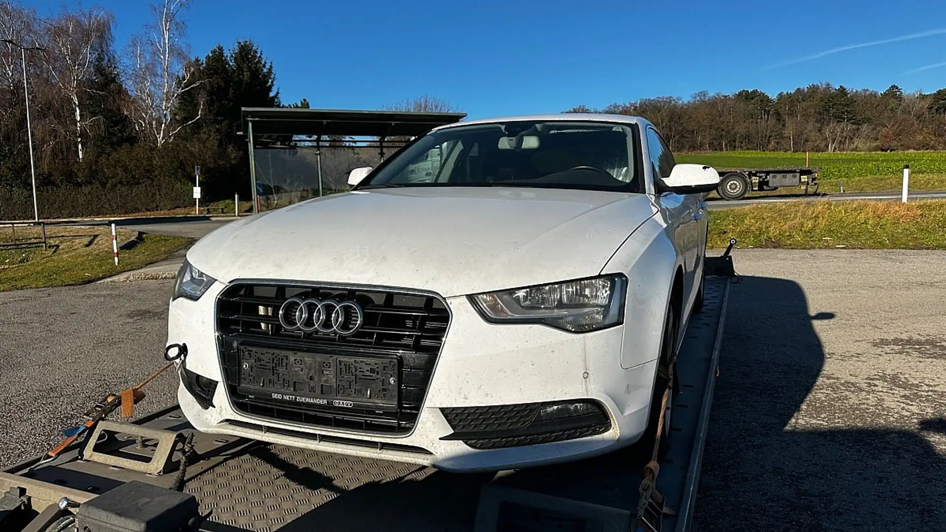 Audi A5 SB 2,0 TDI Aut. Weiß - 1