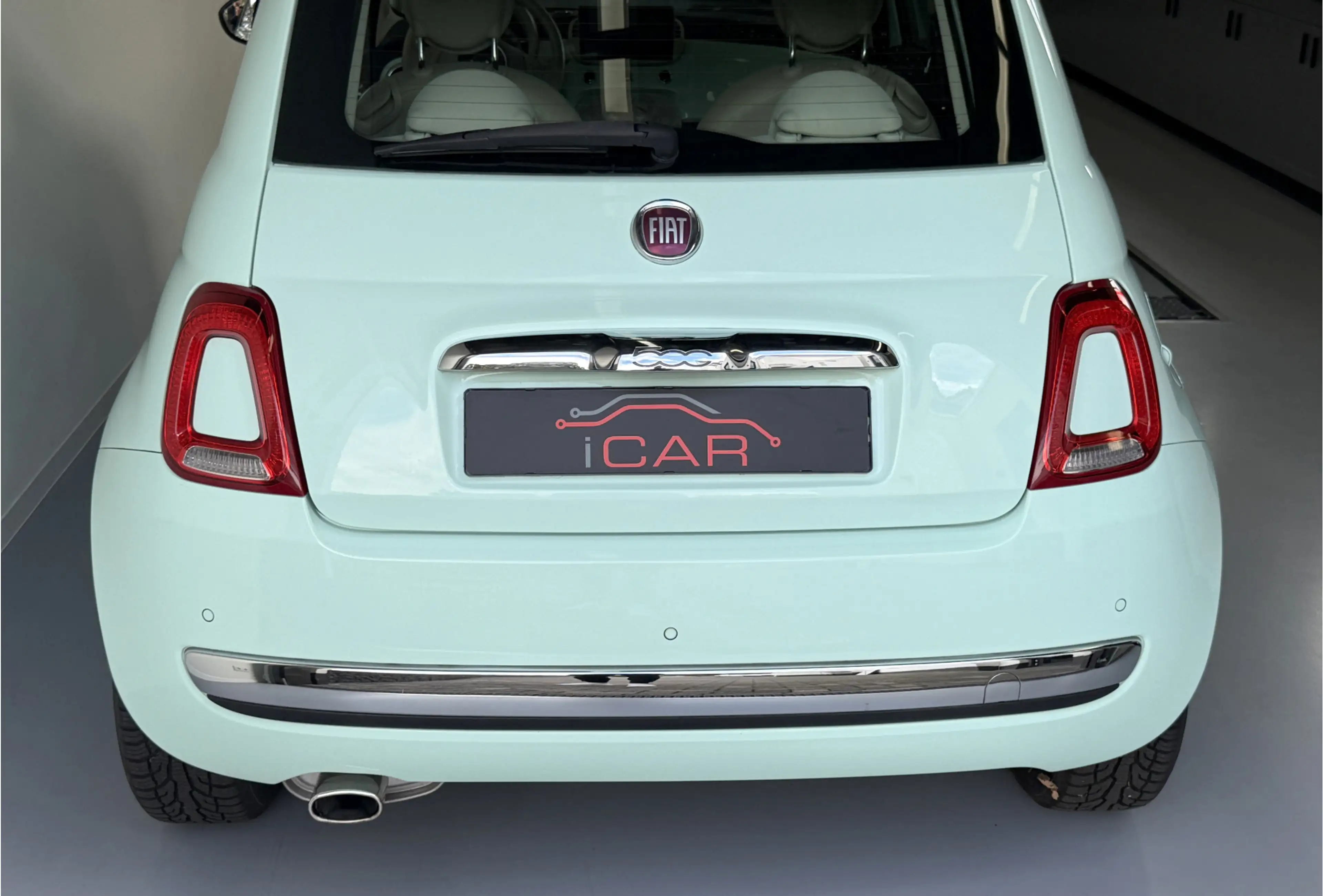 Fiat 500 1.2 Lounge Verde Lattementa-Carplay-Pano-PDC — photo 7