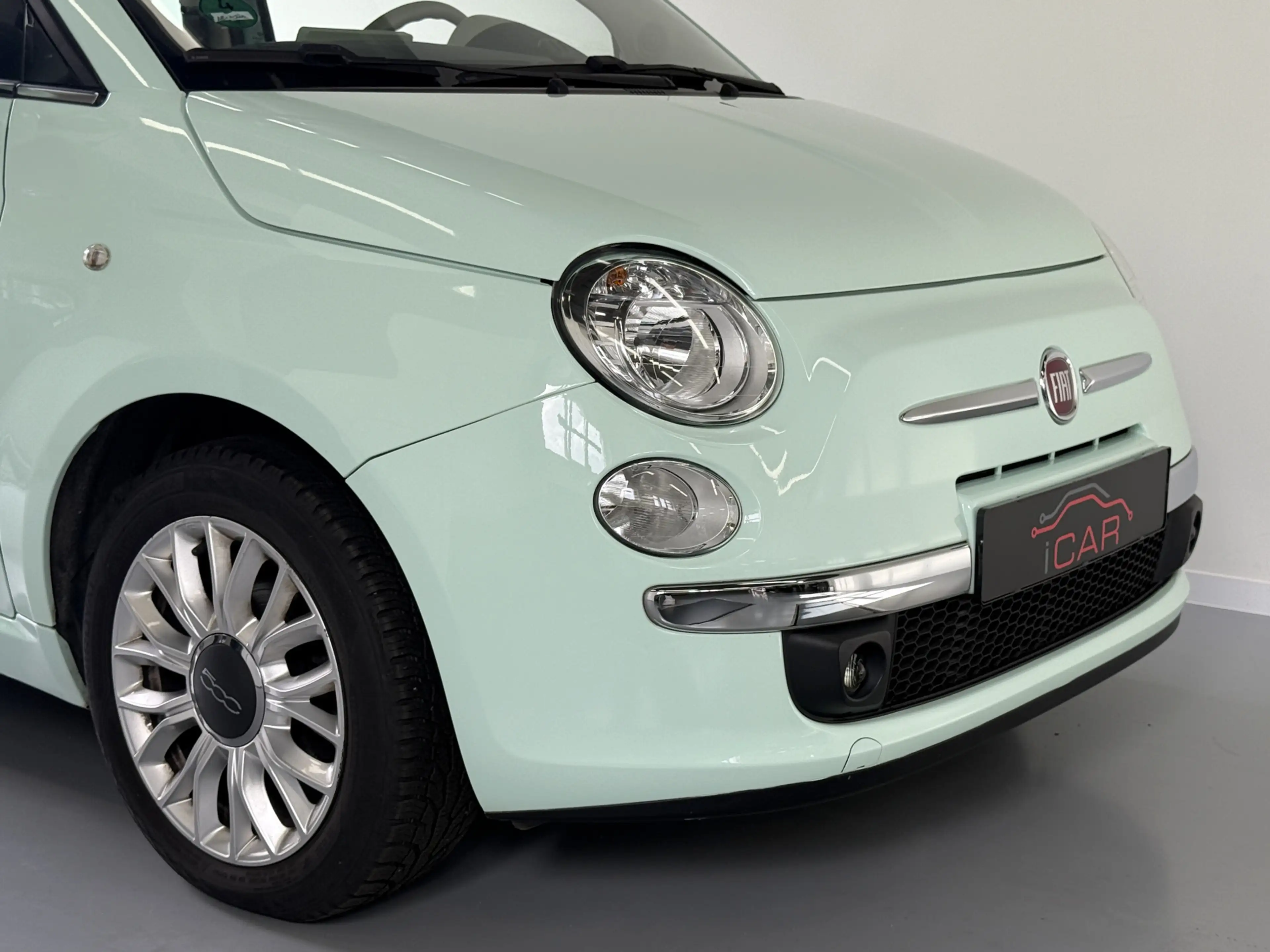 Fiat 500 1.2 Lounge Verde Lattementa-Carplay-Pano-PDC — photo 6