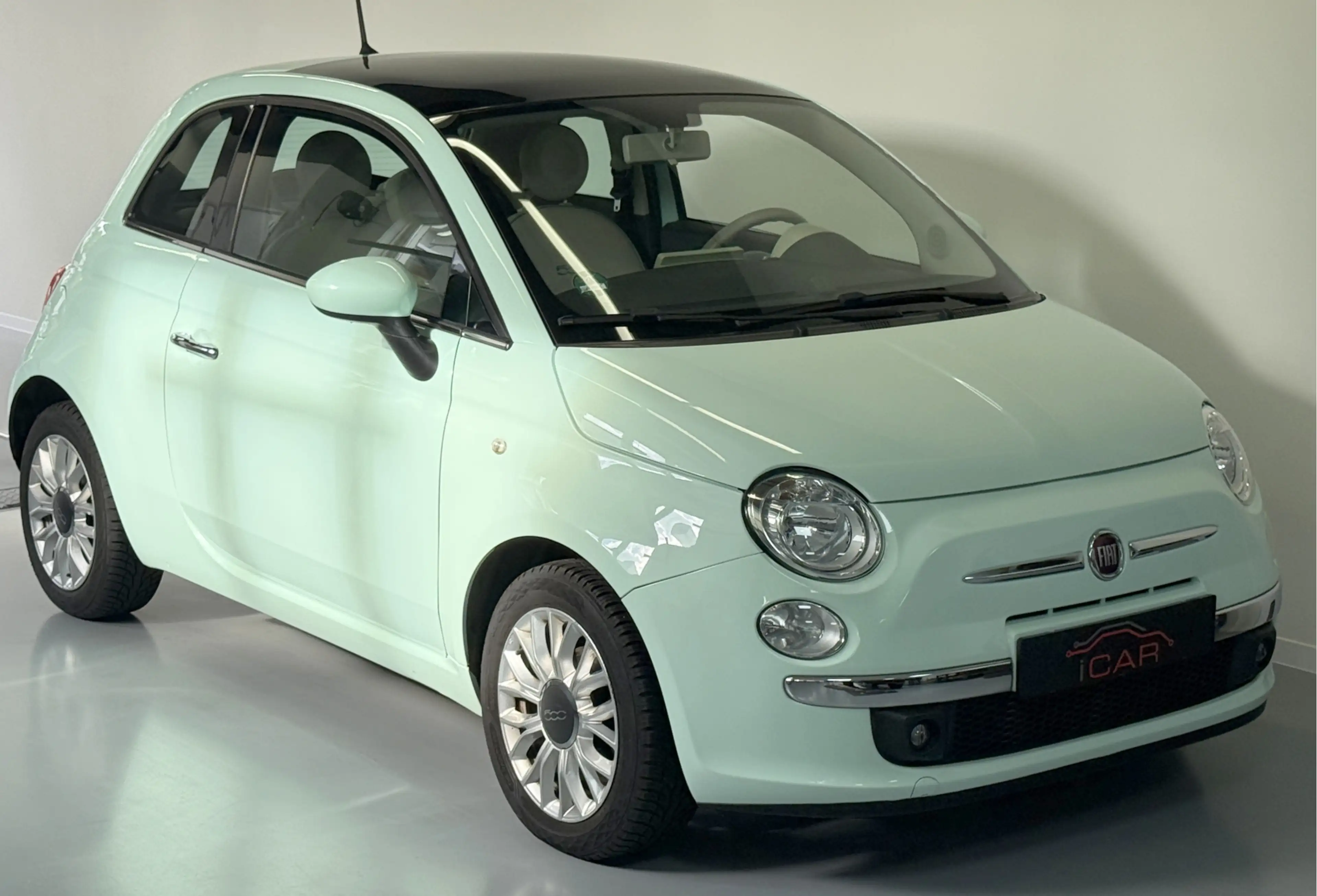 Fiat 500 1.2 Lounge Verde Lattementa-Carplay-Pano-PDC — photo 5