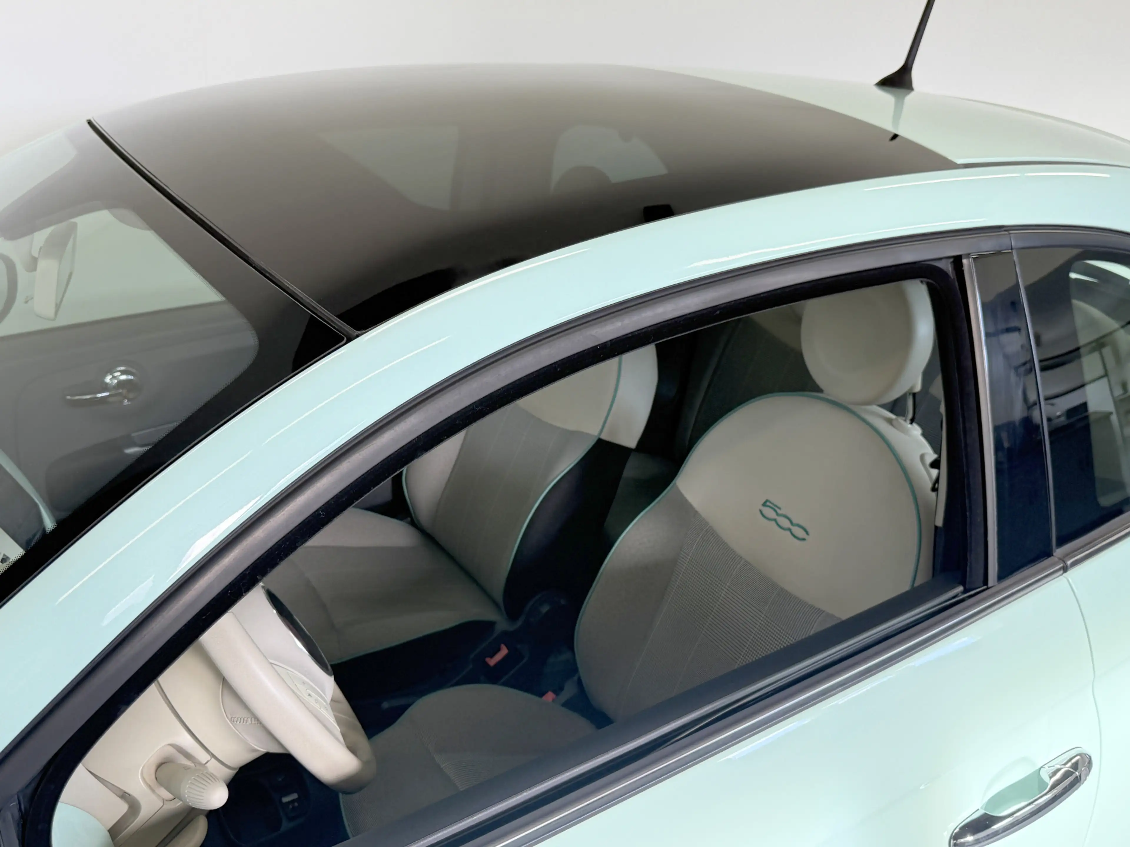 Fiat 500 1.2 Lounge Verde Lattementa-Carplay-Pano-PDC — photo 8