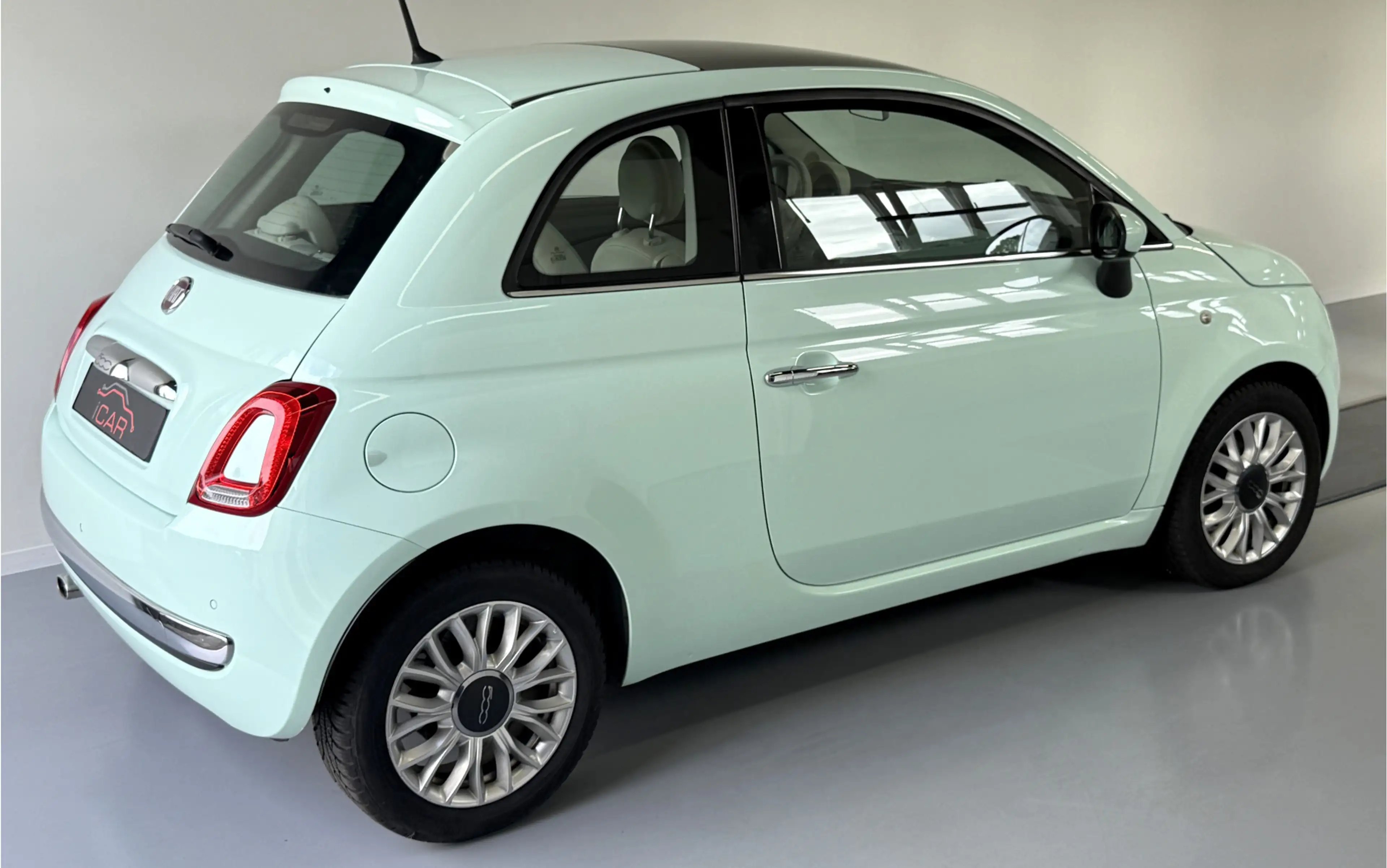 Fiat 500 1.2 Lounge Verde Lattementa-Carplay-Pano-PDC — photo 4