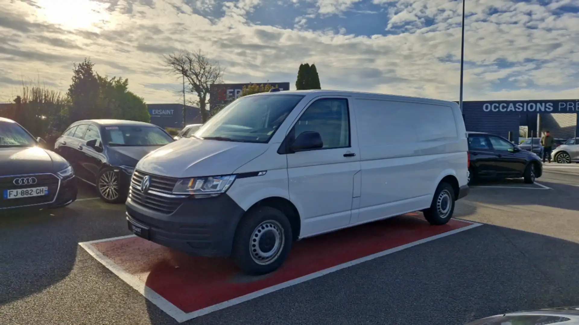 Volkswagen Transporter L2H1 2.0 TDI 150 BVM6 BUSINESS LINE Blanc - 1