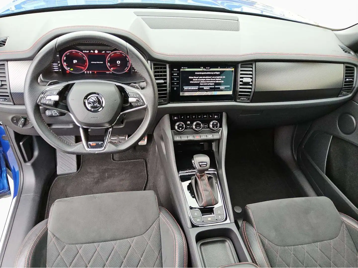 Skoda Kodiaq RS+DSG+4x4+360 Bleu - 2