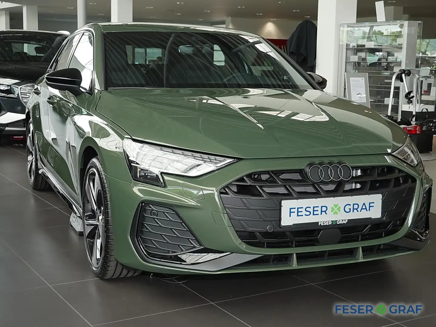 Audi A3 S line 35 TDI NAVI LED ACC Grün - 2