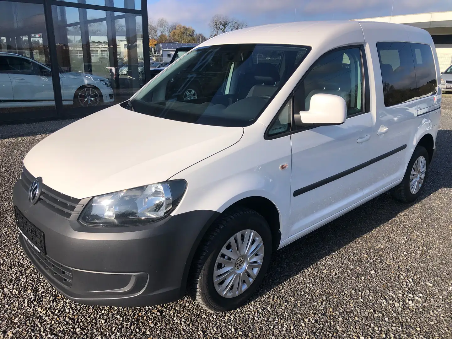 Volkswagen Caddy 2.0 EcoFuel Trendline*Cool&Find Paket*PDC*1.Hand* Weiß - 1