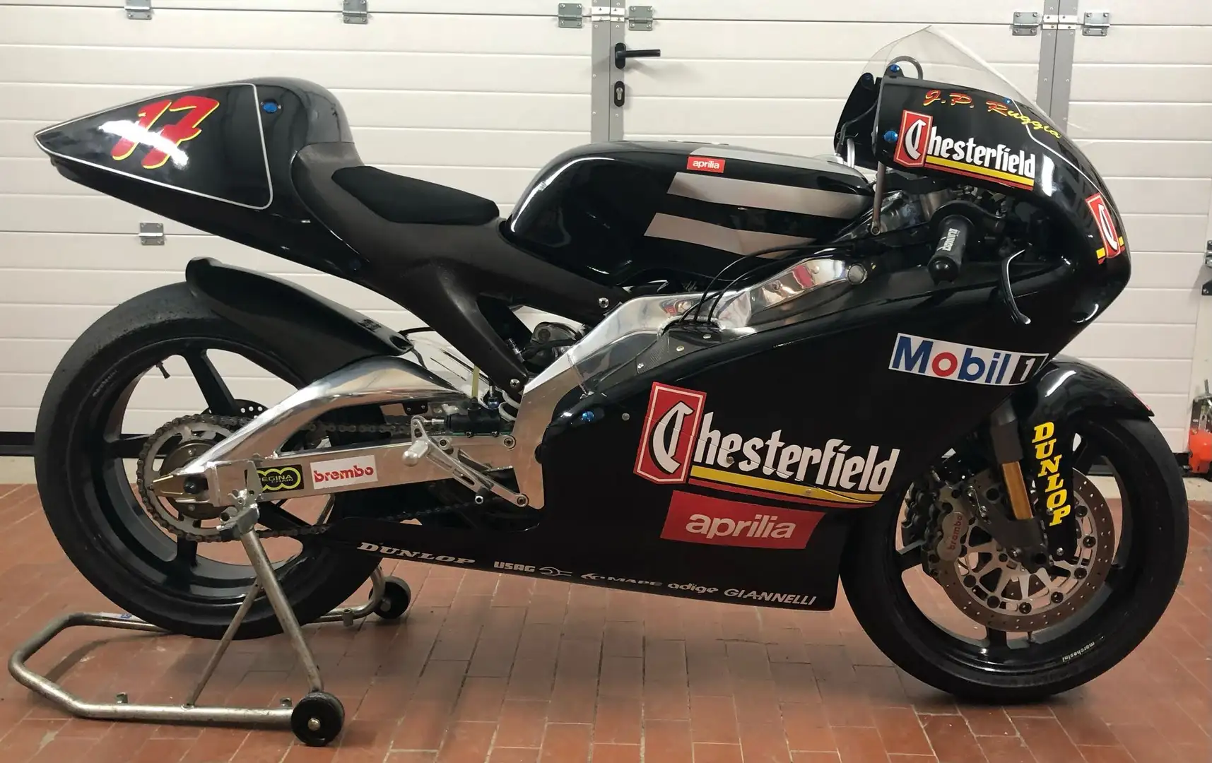 Aprilia RS 250 rsv 250 gp rsw ex ruggia asi motogp rotax samba Nero - 2