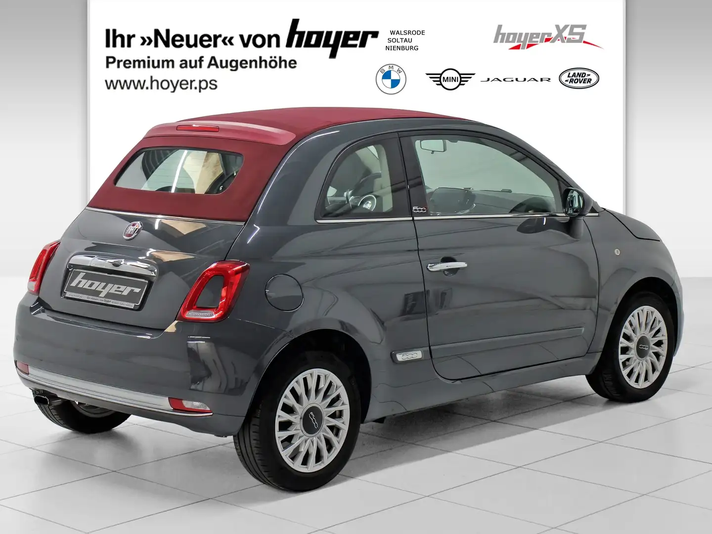 Fiat 500 C 0.9 8V TwinAir Start&Stopp Lounge Klima Gris - 2