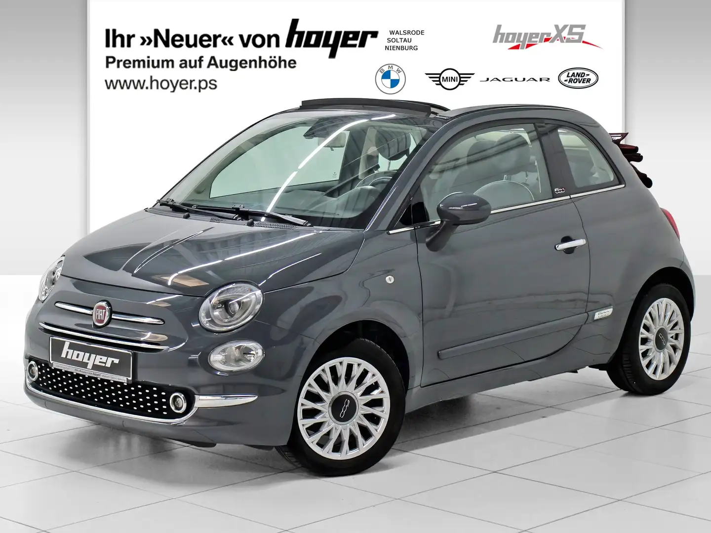 Fiat 500 C 0.9 8V TwinAir Start&Stopp Lounge Klima Gris - 1