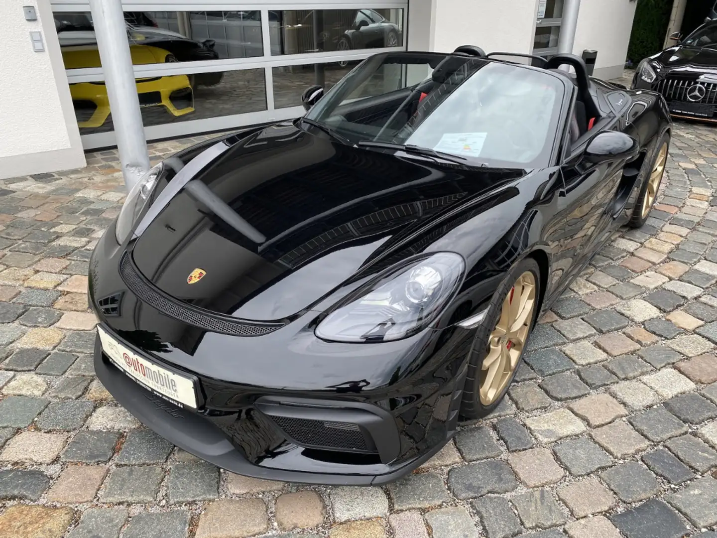 Porsche Boxster 718 Spyder-BOSE-Kamera-PASM-SH-SpoSi+20 Noir - 2