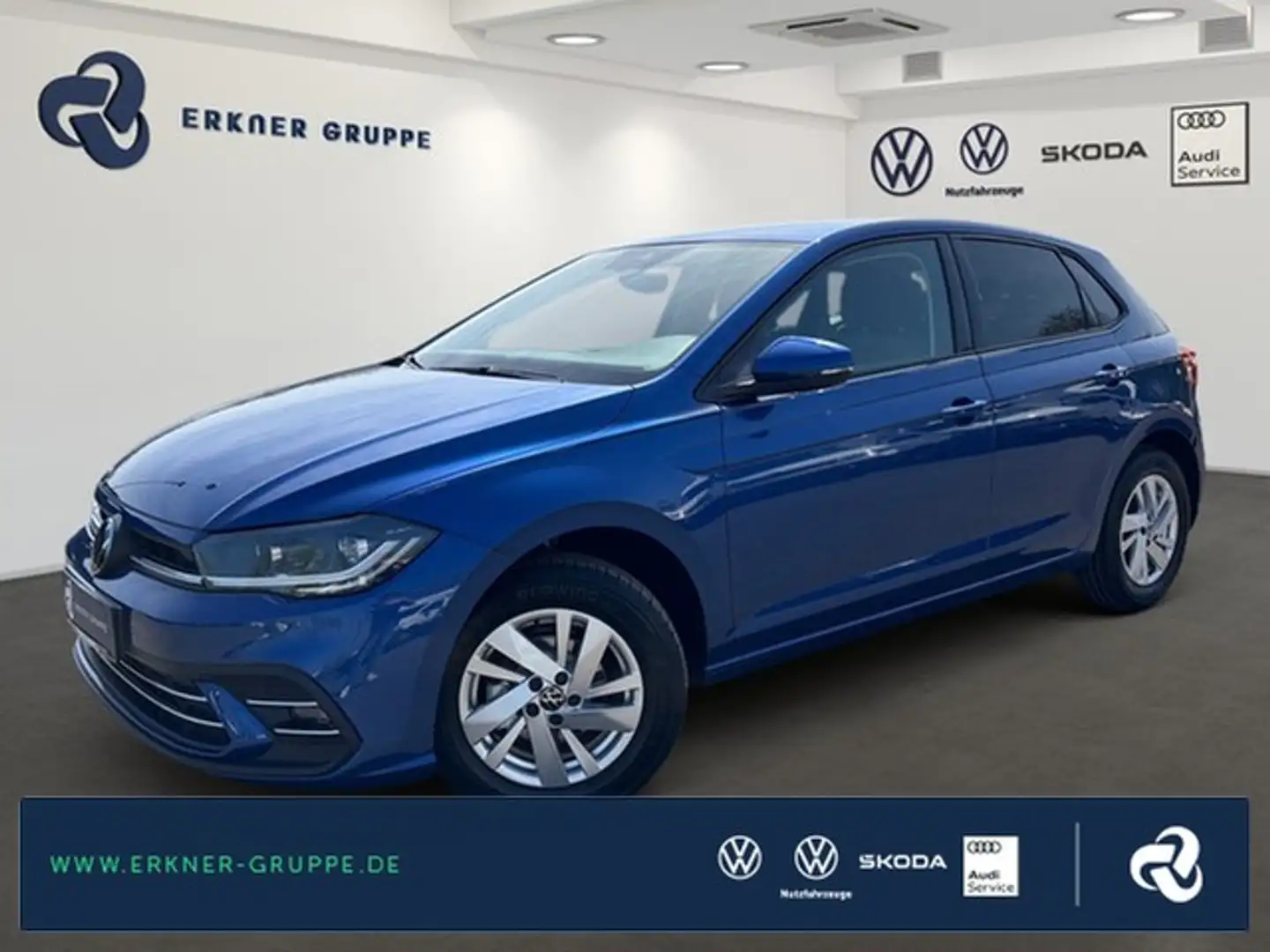 Volkswagen Polo 1.0TSI DSG Style SHZ+NAVI+APP+LED-MATRIX++ Blau - 1