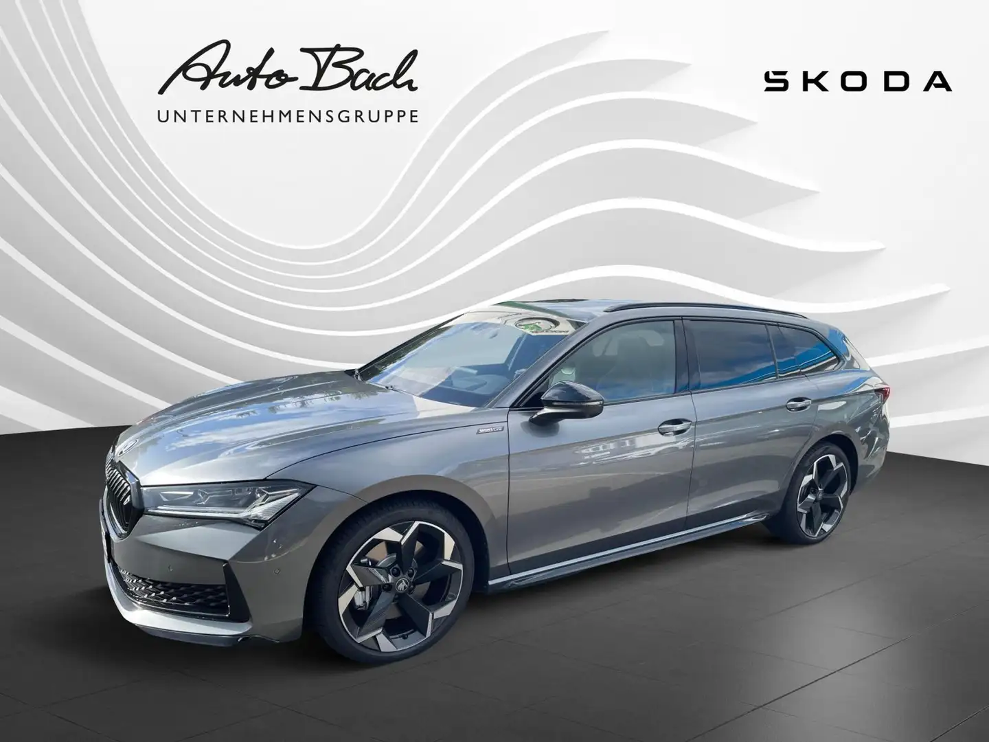 Skoda Superb Combi 2.0TDI Sportline DSG 4x4 Navi LED Grigio - 1
