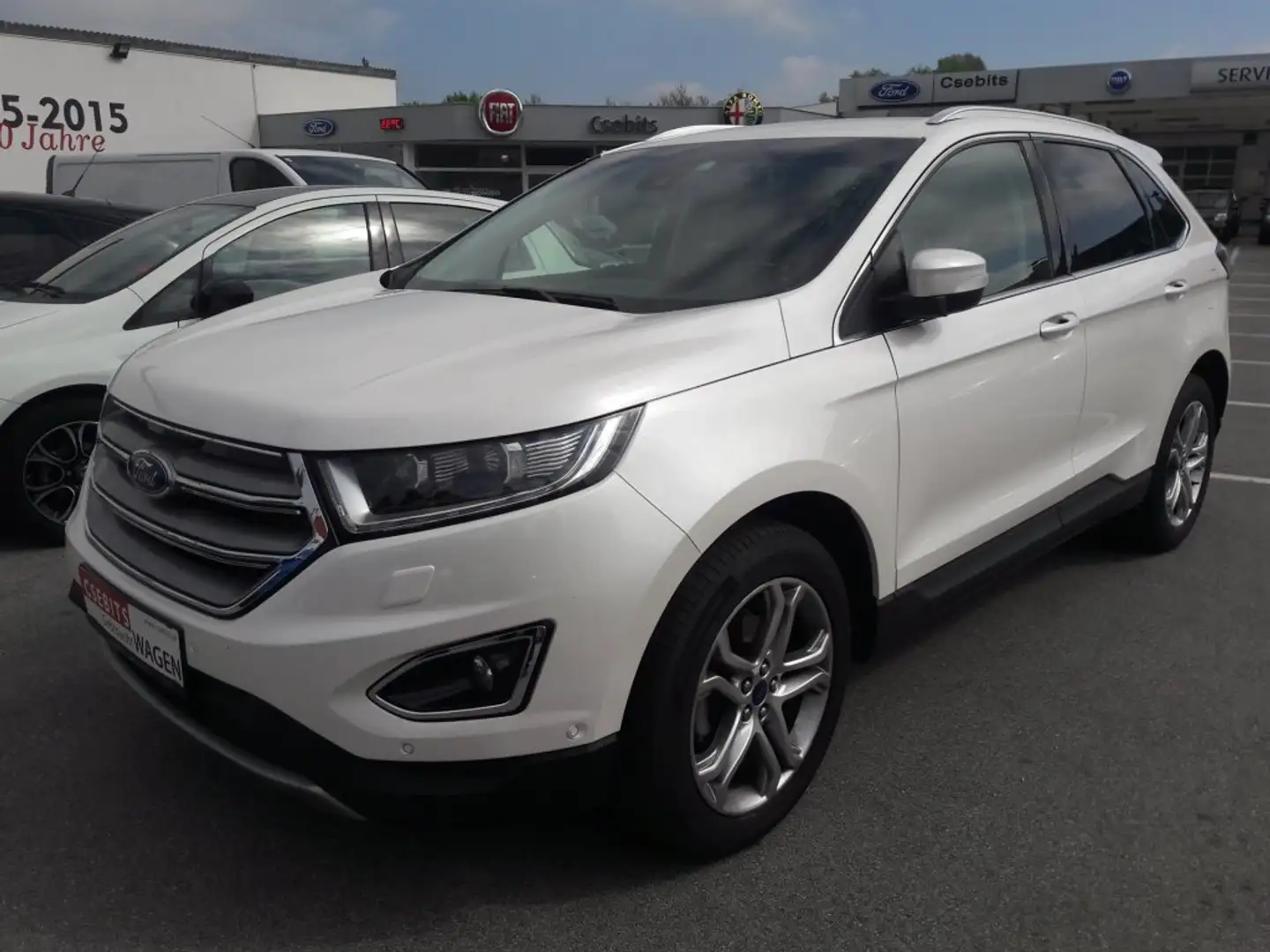 Ford Edge 2,0 TDCi Titanium 4x4 Start/Stop Powershift A Weiß - 1