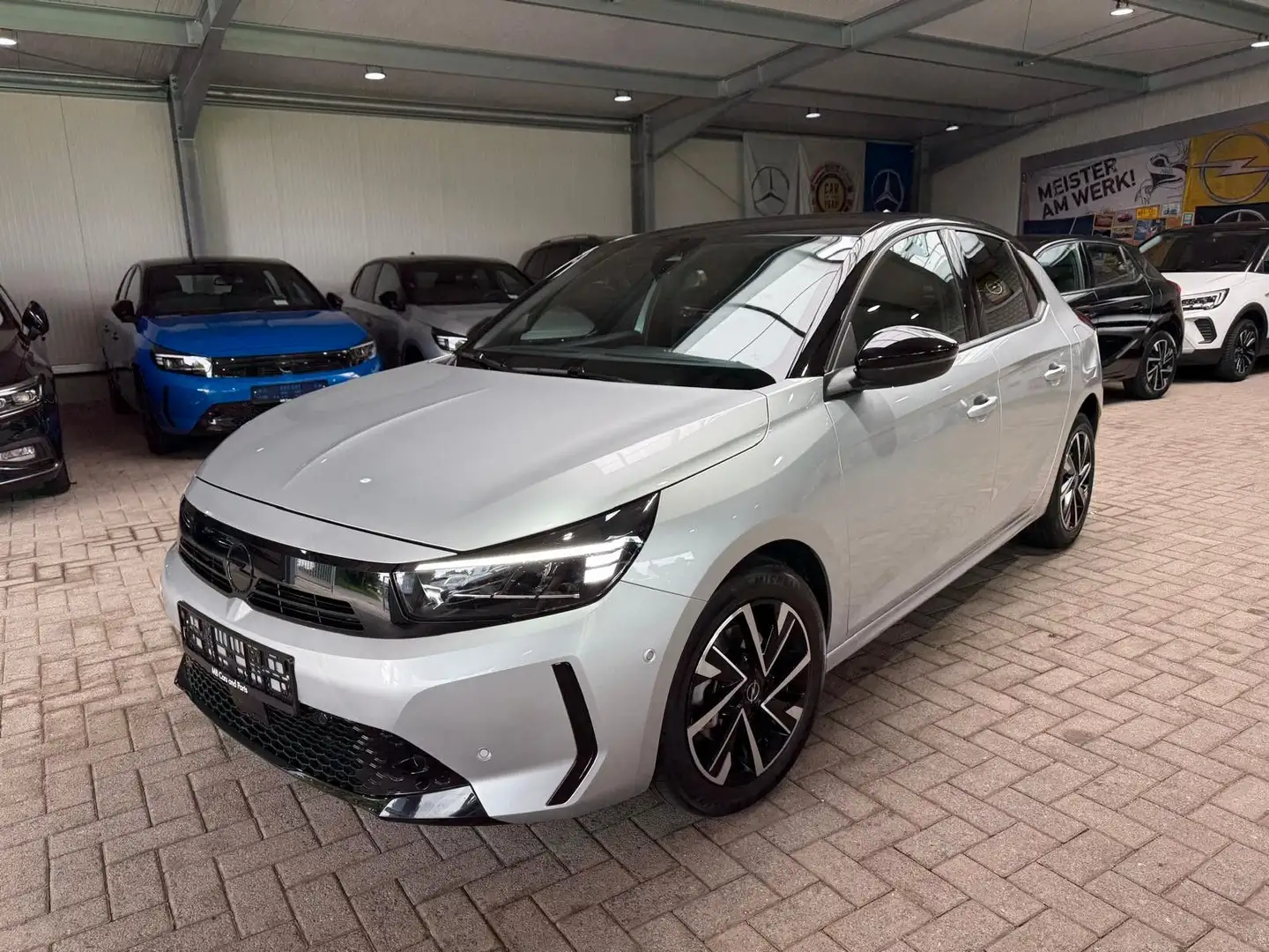 Opel Corsa F GS Line 1.2 Turbo Navi LED RFK PDC Argent - 1