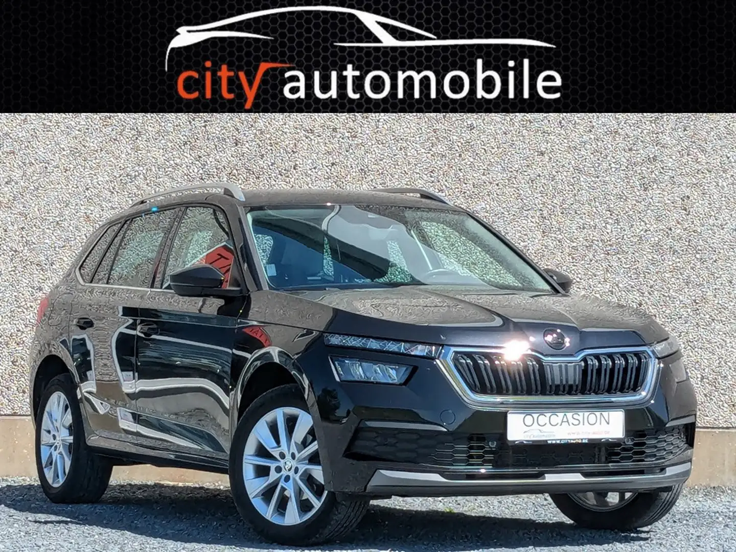 Skoda Kamiq 1.0 TSI DSG CARPLAY VIRTUAL GPS LED SIEGES CHAUFF Noir - 1