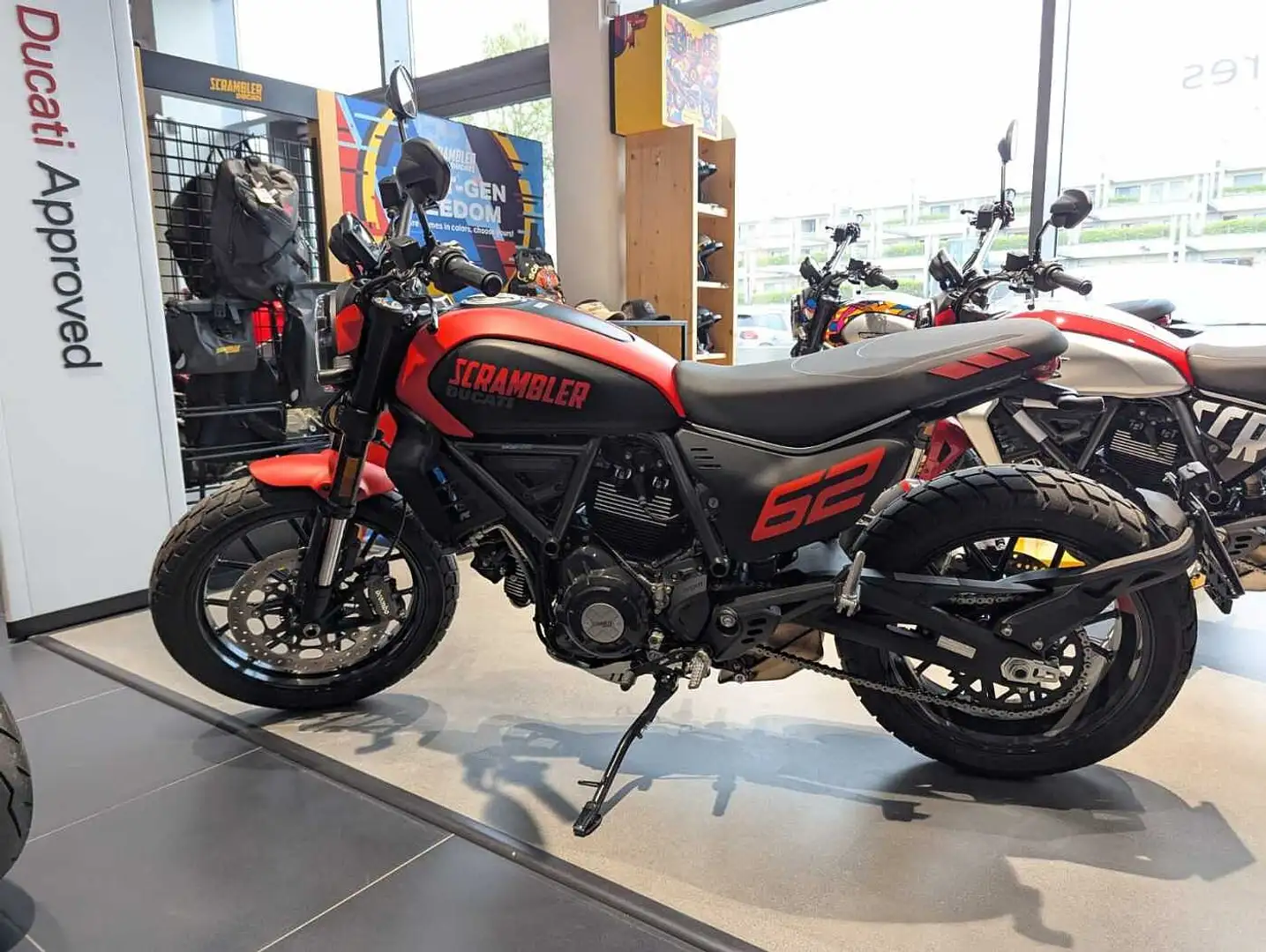 Ducati Scrambler FULL THROTTLE ROSSO GP / 19 DARK STEALTH Rosso - 1