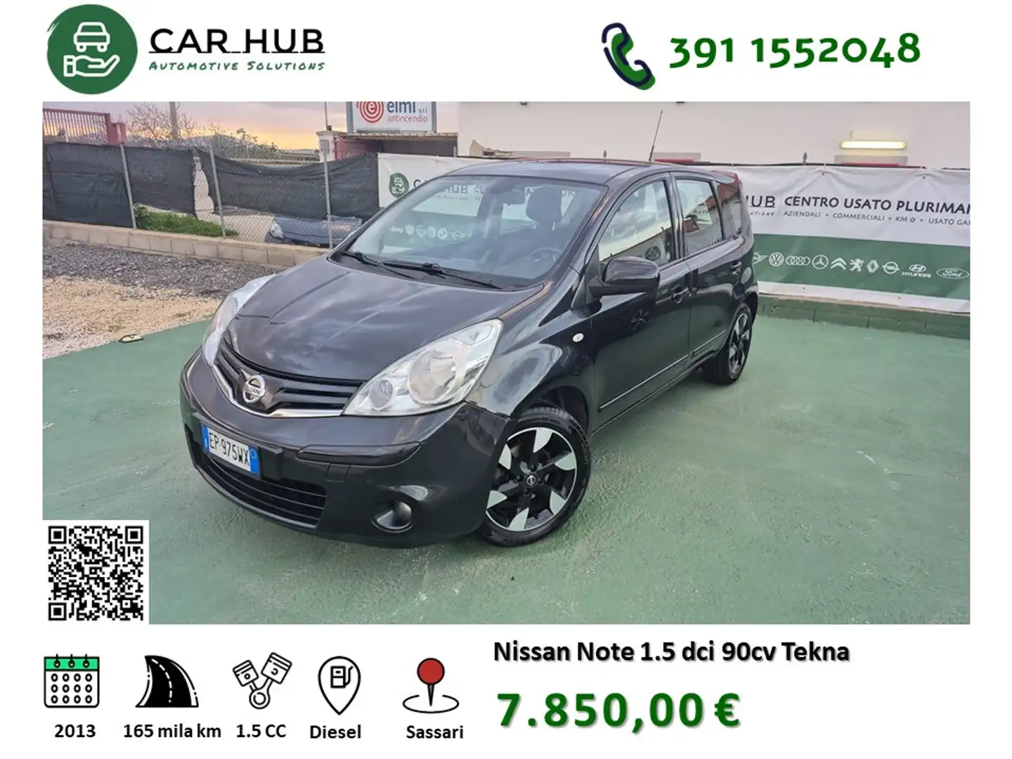 Nissan Note Note I 1.5 dci Tekna 90cv Noir - 1