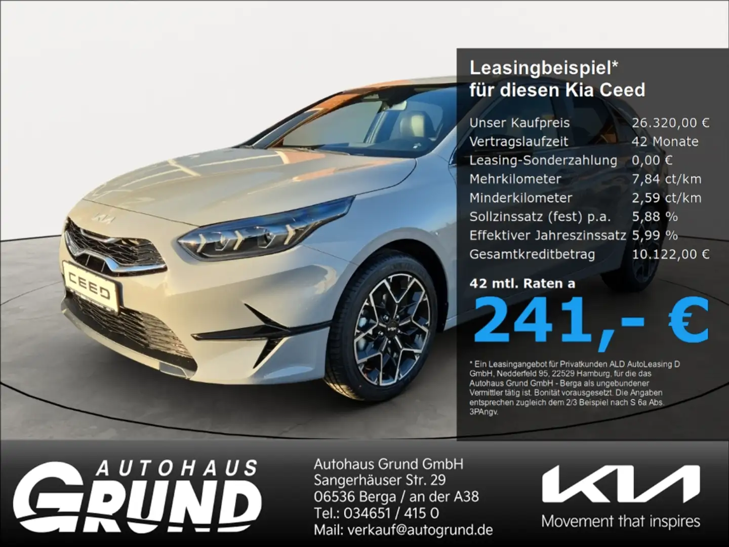 Kia Ceed / cee'd 1.5T NIGHTLINE LED NAVI KAMERA SHZ Grau - 1