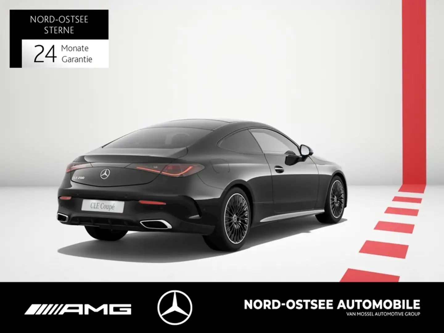 Mercedes-Benz CLE 200 COUPE ADVANCED PLUS PANO NIGHT BURMESTER Schwarz - 1