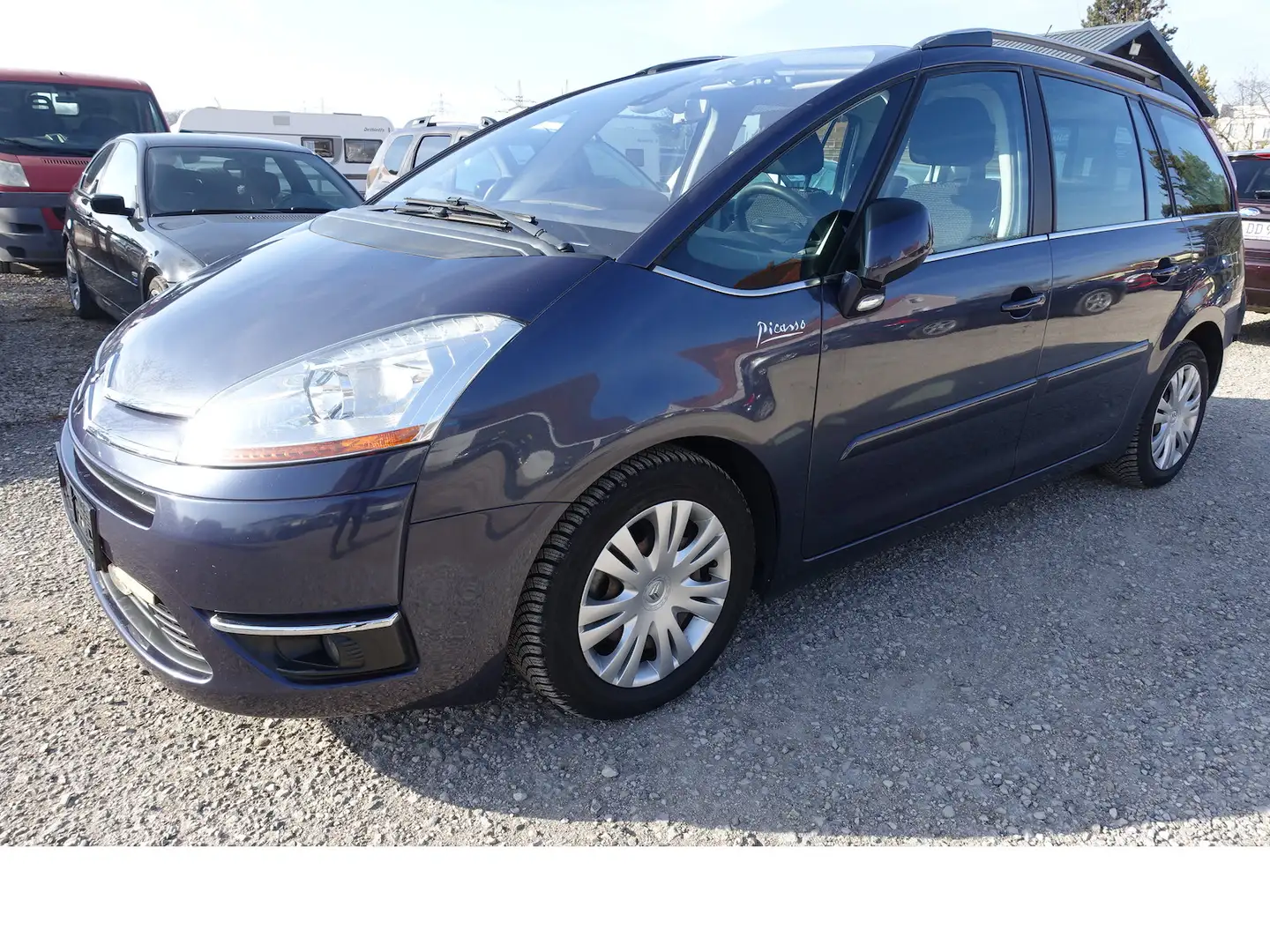 Citroen Grand C4 Picasso Tendance HDI 150 7. Sitzer Sitzh. neue Reifen Blau - 1