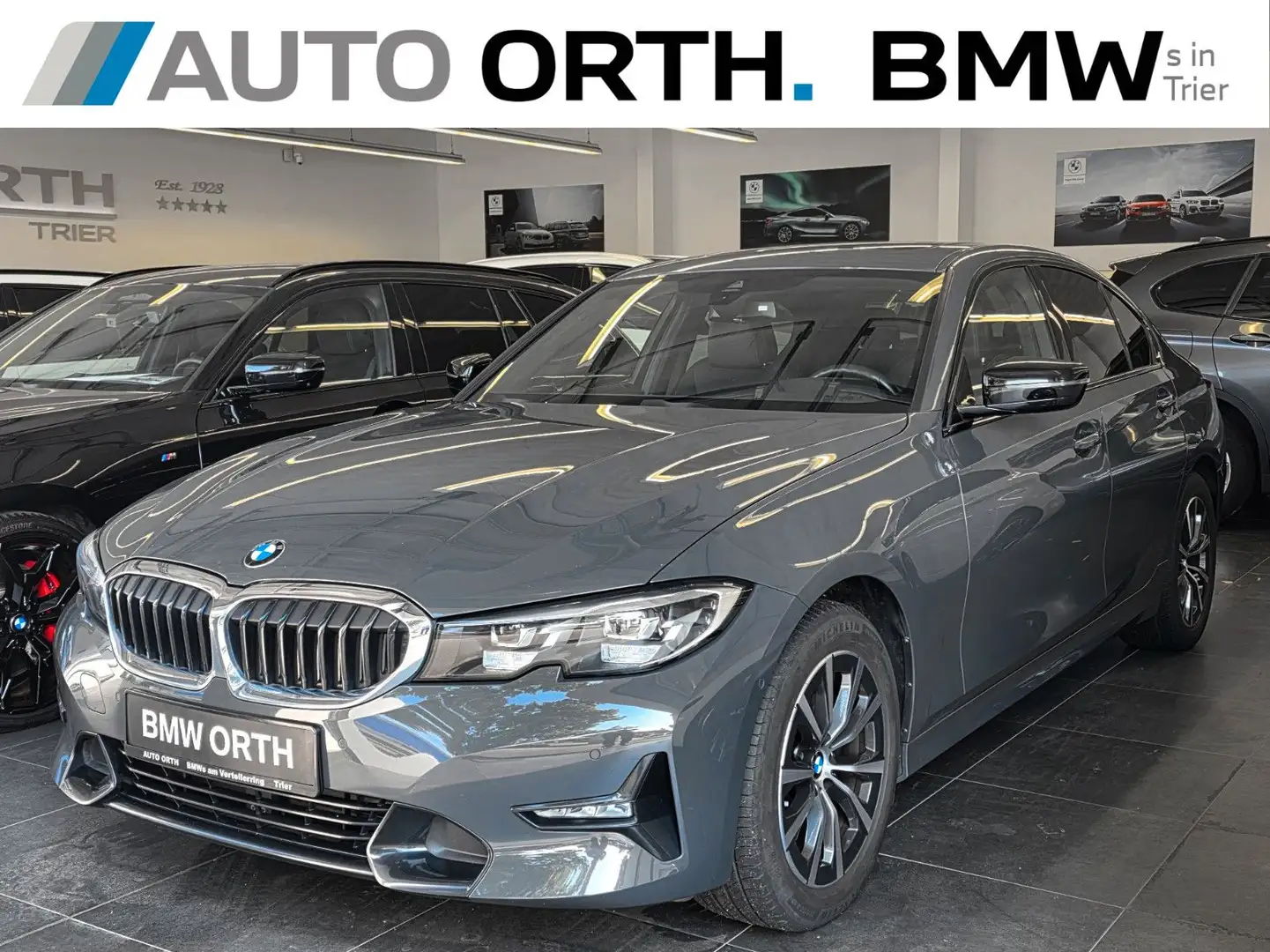 BMW 320 d AUT. SPORT-LINE GLAS-SD KAMERA HIFI E-SITZE Grigio - 1