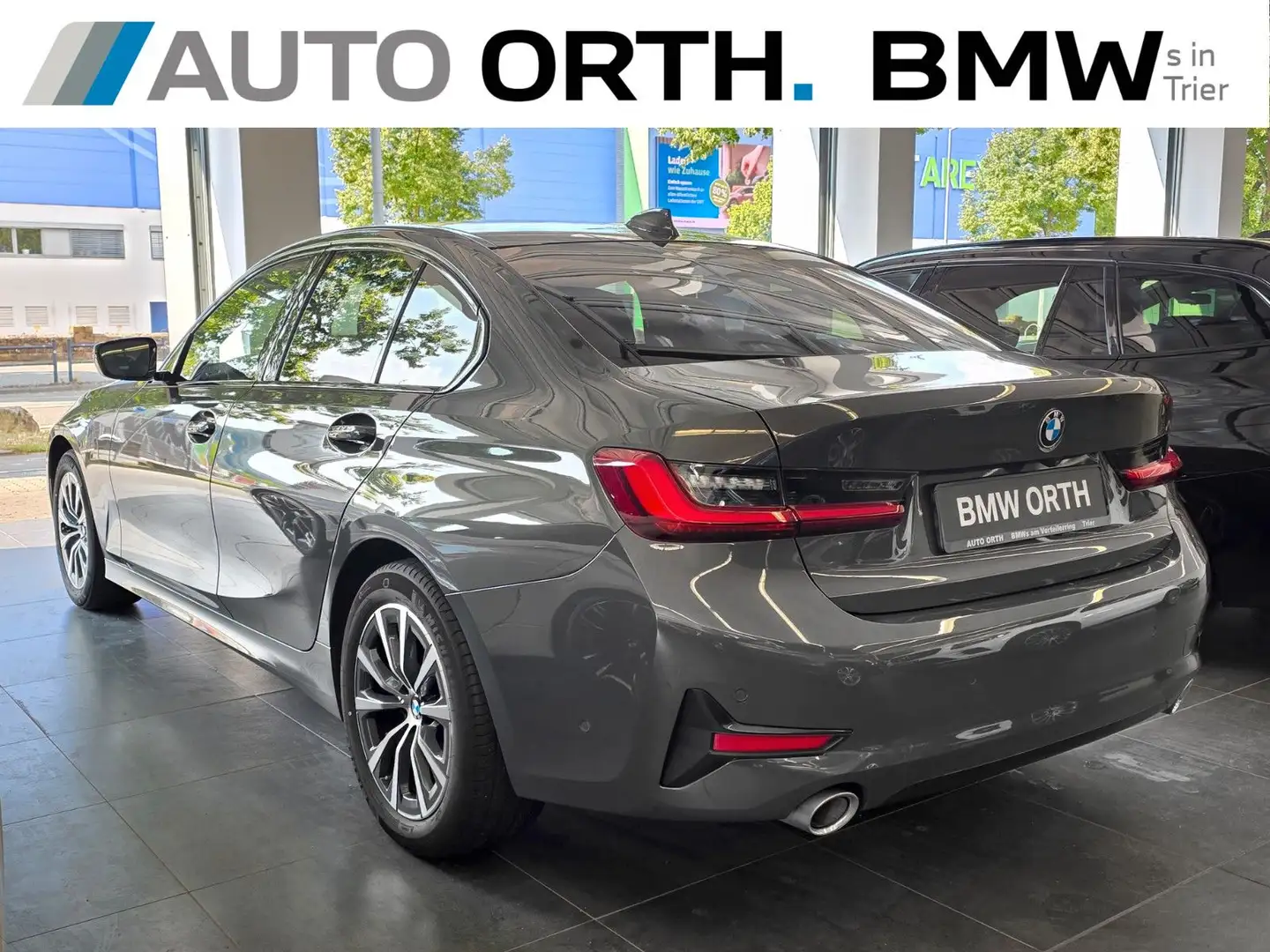 BMW 320 d AUT. SPORT-LINE GLAS-SD KAMERA HIFI E-SITZE Grigio - 2