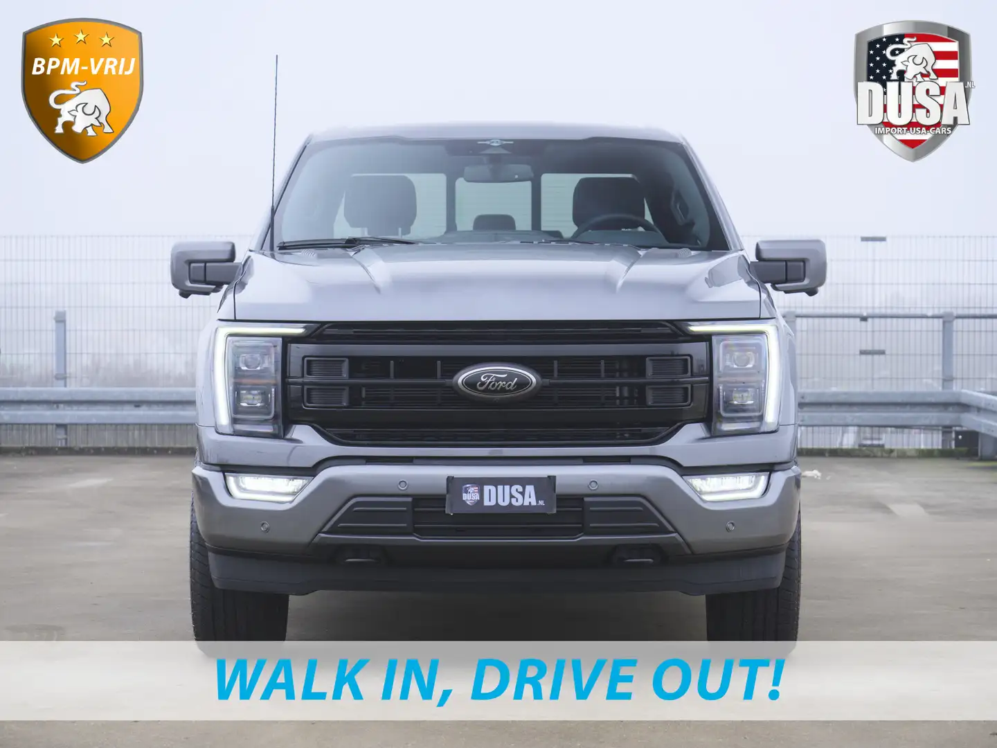 Ford F 150 5.0 V8 | Super Crew | Lariat FX4 | Black Edition | Grigio - 2