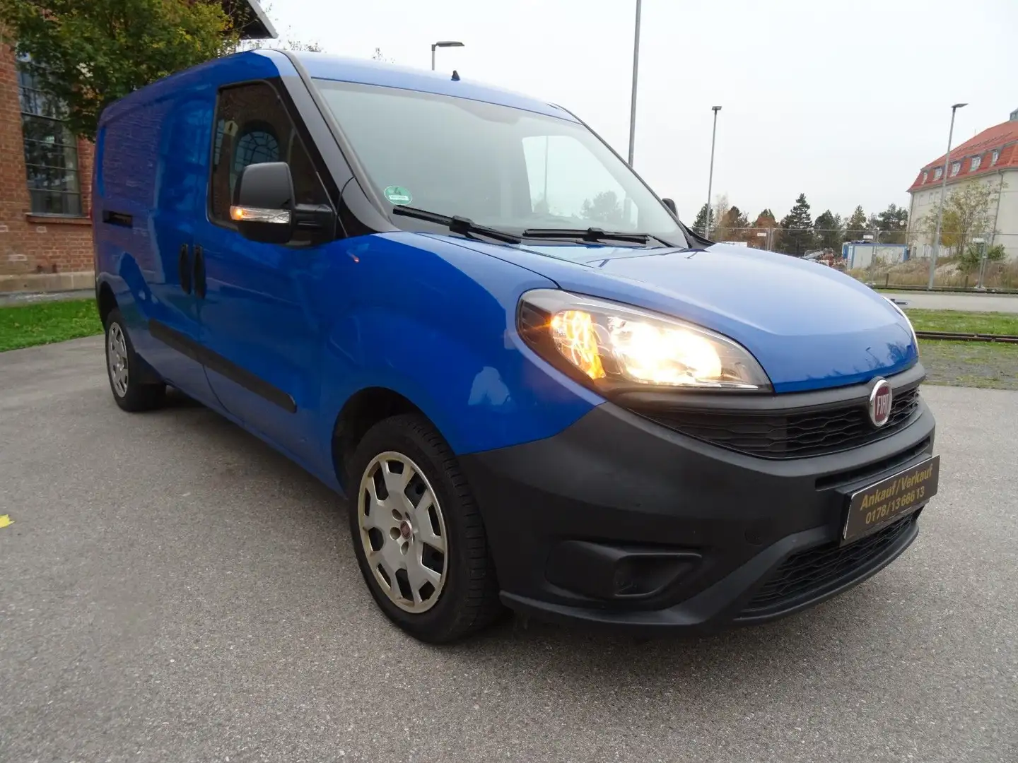 Fiat Doblo Doblò Basis Maxi Kasten-Euro 6 Scheckh. Blau - 1