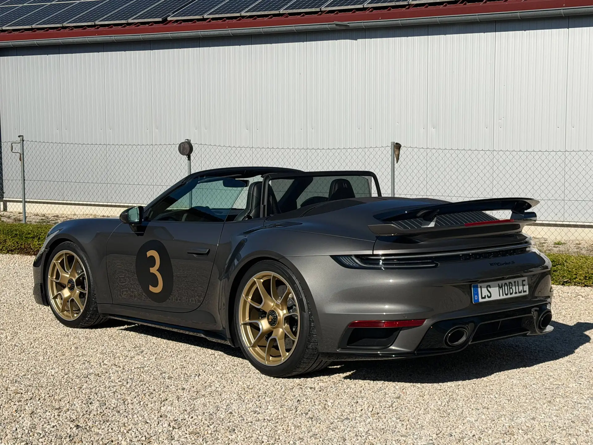 포르쉐 911 Turbo S Cabriolet 2021 건메탈 사진 3