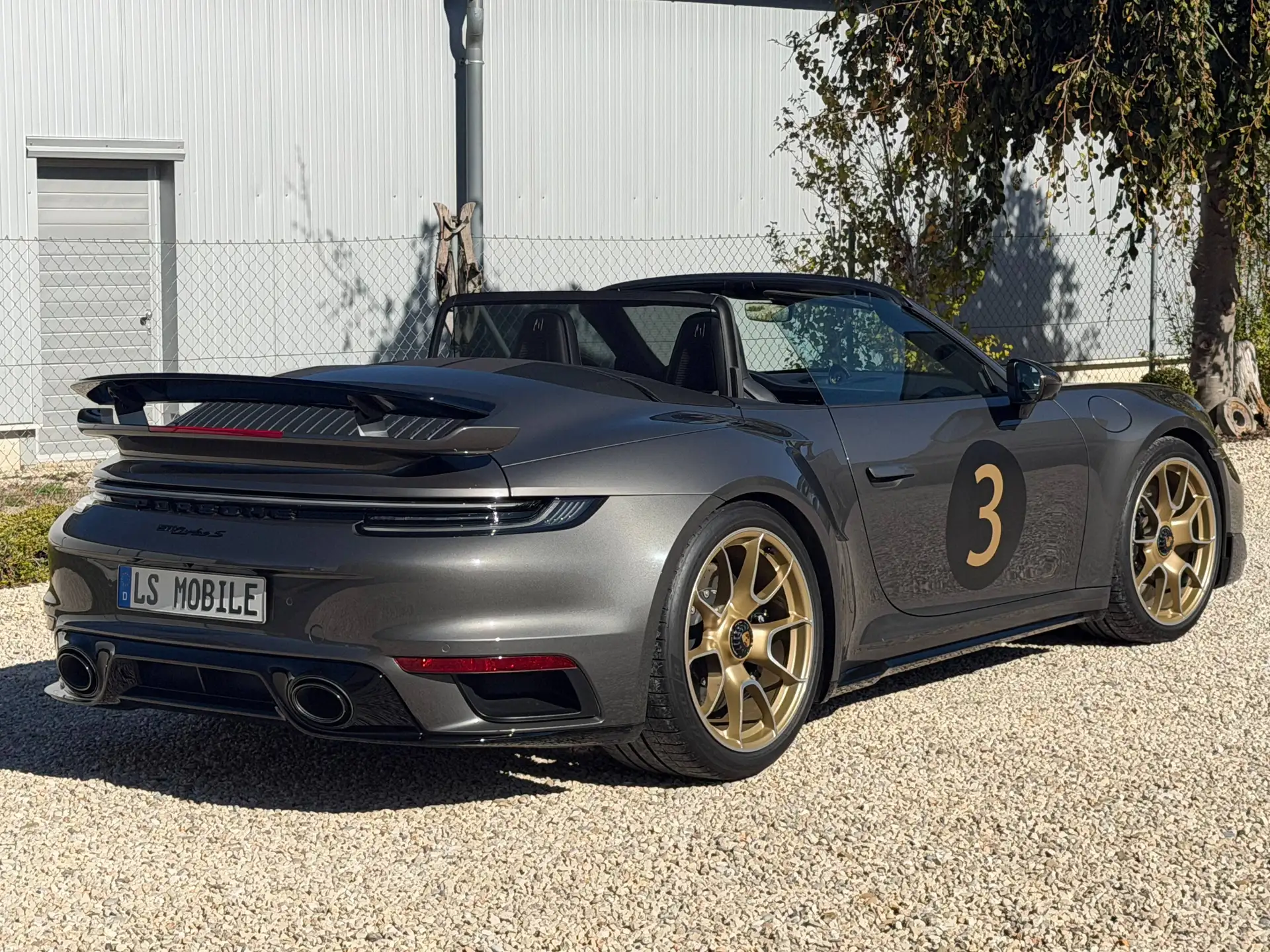 포르쉐 911 Turbo S Cabriolet 2021 건메탈 사진 4