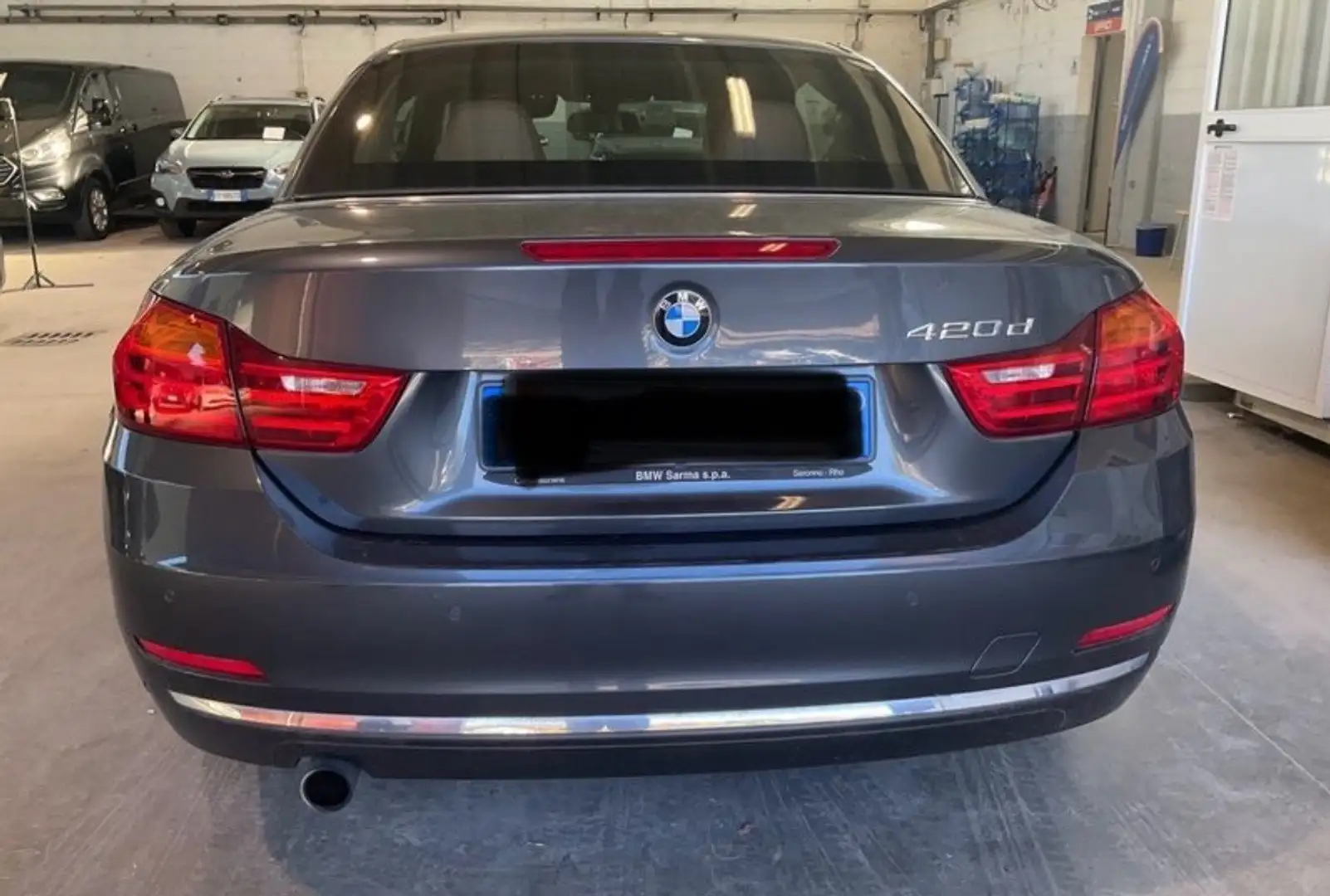 BMW 420 420d Cabrio Luxury  auto IN ARRIVO Grigio - 2
