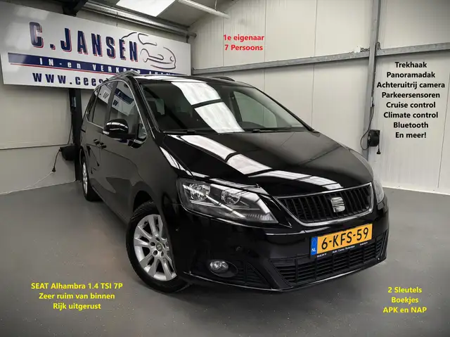 SEAT Alhambra 1.4 TSI Businessline Executive 7p 1e eigenaar! NAP