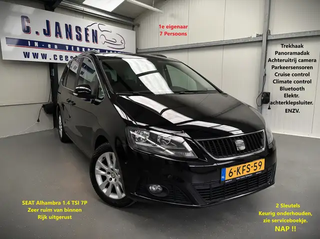 SEAT Alhambra 1.4 TSI Businessline Executive 7p 1e eigenaar! NAP
