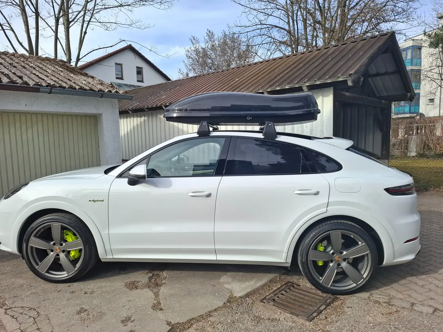 Porsche Cayenne e-Hybrid-Coupe-Platinum Edition mit vielen Extras Weiß - 1