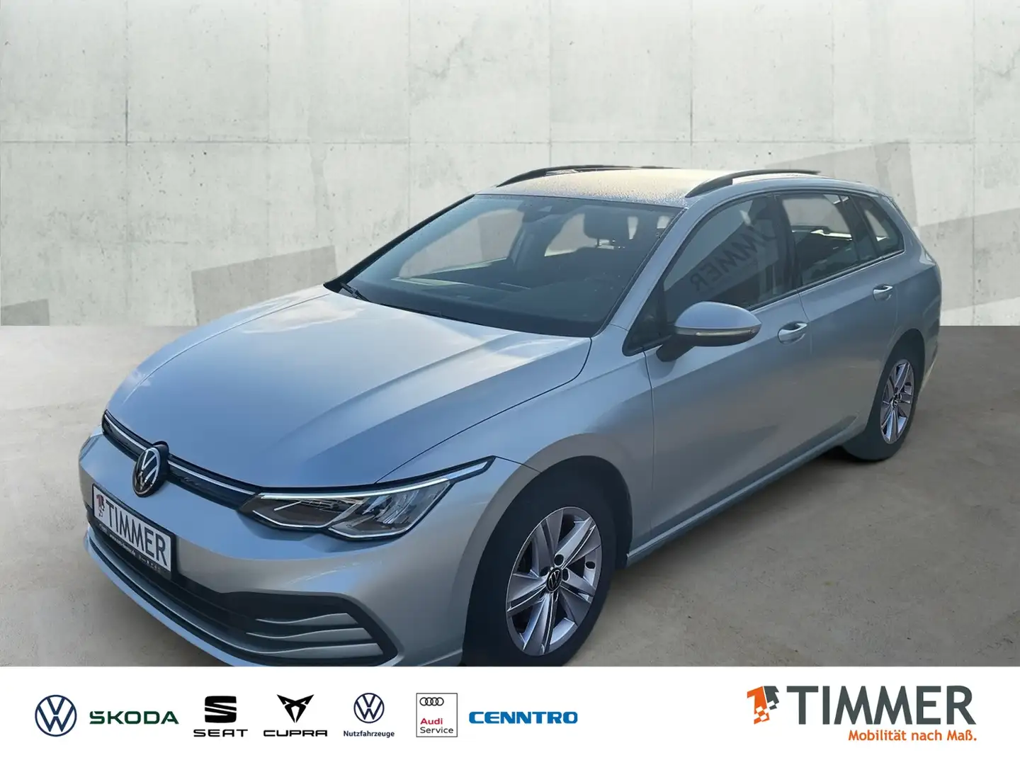 Volkswagen Golf Variant VIII Variant 2.0 TDI LIFE *LED *ACC *NAVI *SHZ *A Silber - 1