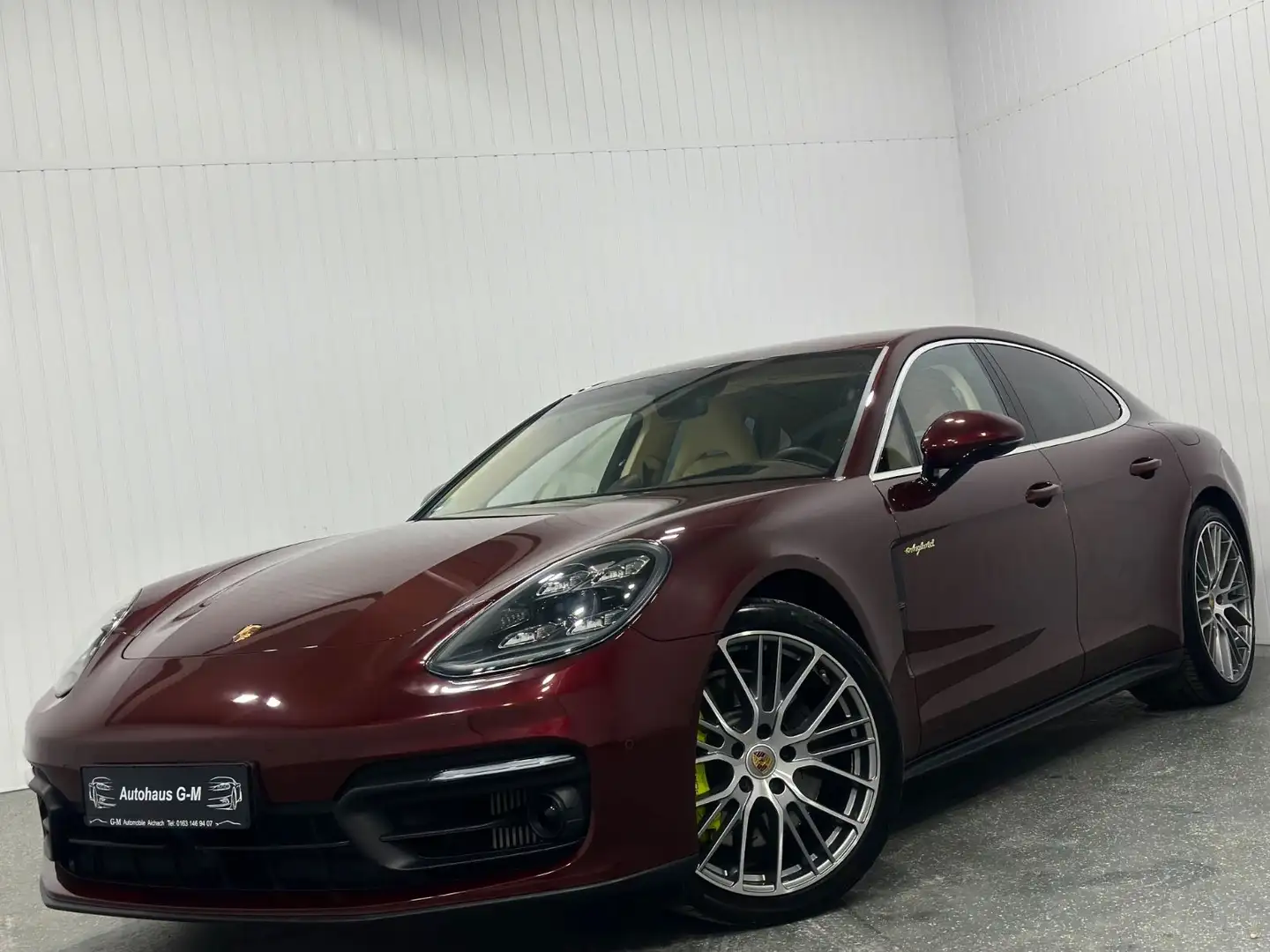 Porsche Panamera 4 E-Hybrid/APPROVED/MATRIX/HEAD-UP/21"" Piros - 2